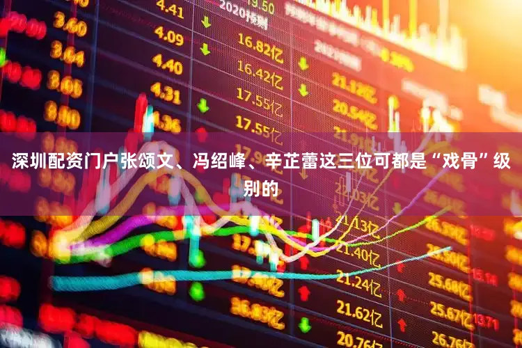 深圳配资门户张颂文、冯绍峰、辛芷蕾这三位可都是“戏骨”级别的